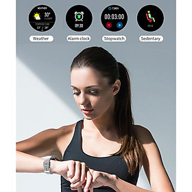 Bluetooth Smart Watch Heart Rate Blood Pressure Fitness Sport Tracker Black