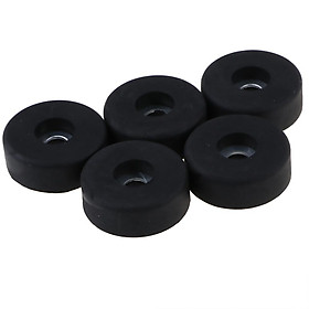5 Pieces 30x10mm Cabinet Amplifier Speaker Isolation Rubber Feet Pads Base