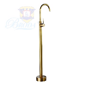 Vòi đặt sàn bồn tắm và chậu rửa lavabo độc lập bằng đồng CỔ ĐIỂN BRODA 6709-1