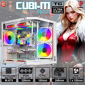 CASE MAGIC CUBI-M ELITE (M-ATX) - Hàng chính hãng