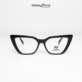 Gọng kính cận, Mắt kính giả cận Acetate Form mắt mèo Nữ Avery 31081 - GlassyZone