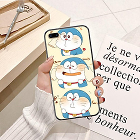 Ốp lưng điện thoại Iphone 7 Plus /8 Plus viền silicon dẻo TPU  hình Doremon Làm Duyên - Hàng chính hãng