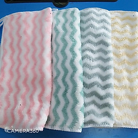 Mua combo 10 cái Khăn mặt lông cừu trẻ em cao cấp siêu mềm mịn _ thấm hút cực nhanh