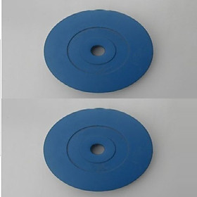 Bộ Tạ Đĩa Bọc Nhựa 10KG ( 5kg/tạ) - Màu Xanh Dương