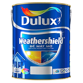Mua Sơn Ngoại Thất Cao Cấp Dulux Weathershield BJ8 Bề Mặt Mờ Lon 5L