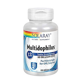 Solaray Multidophilus 12 20 Bil Supplement, 100 Count