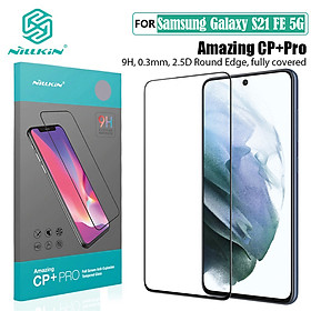 Dán Kính Cường Lực  dành cho Samsung Galaxy S21 FE  hiệu Nillkin - Hàng Nhập Khẩu