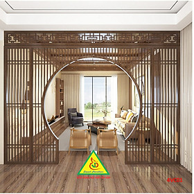 Mua Vách ngăn phòng khách   vách ngăn phòng khách hiện đại 4VC01 - Nội thất lắp ráp ViendongAdv