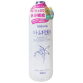 Nước Hoa Hồng Naturie Hatomugi 500ml chiết xuất từ ý dĩ cho da gặp vấn đề lỗ chân lông, mụn