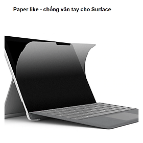 Miếng dán Paper-like chống vân tay dành cho Surface các dòng- Viết cảm giác như trên giấy- Hàng nhập khẩu