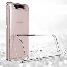 Ốp lưng silicon dẻo trong suốt cho SamSung Galaxy A80 siêu mỏng 0.6mm