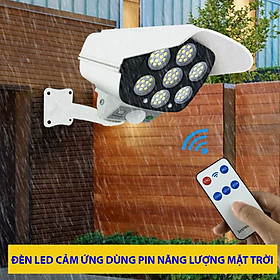 ĐÈN CẢM ỨNG LẮP ĐẶT NGOÀI TRỜI DÙNG PIN NĂNG LƯỢNG MẶT TRỜI