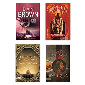 Combo 4 cuốn Dan Brown: Nguồn cội - Thiên thần và ác quỷ - Biểu tượng thất truyền - Hỏa ngục