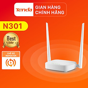 Thiết bị phát Wifi Tenda N301 Chuẩn N 300Mbps - Hàng Chính Hãng