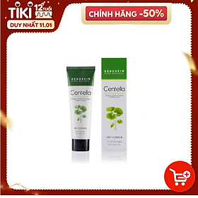 Sữa rửa mặt trắng da giảm mụn sạch nhờn dưỡng mềm da mờ sẹo Beauskin Centella CICA Cleansing Foam 120ml - Hàn Quốc Chính Hãng