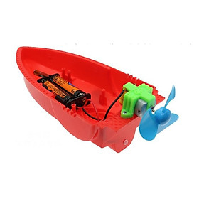 Mua Vỏ tàu bằng nhựa hoạt động bằng 1 động cơ 1 cánh quạt  2 pin AA cho bé chế tạo