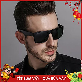 Kính Mát Nam Thời Trang, Kiểu Dáng Mắt Kính Vuông Lịch Lãm - Phân Cực Chống Tia UV Siêu Tốt, Gọng Kính Polycarbonate Cao Cấp Siêu Bền, Siêu Nhẹ - Phong Cách Nam Tính Siêu Ngầu