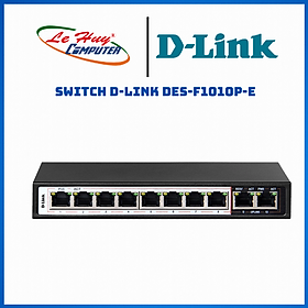 Mua Bộ Chia Mạng Switch D-Link DES-F1010P-E 10 Cổng 10/100Mbps với 8 Cổng PoE và 2 Cổng Uplink -  Hàng Chính Hãng