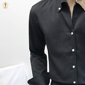 Áo Sơ Mi Nam TRAZ Kiểu Cổ Button Down Mới Hàn Quốc Với Dáng Cổ V Thời Trang Lịch Lãm