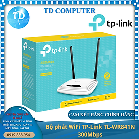 Mua Bộ phát WiFi TP-Link TL-WR 841N (Chuẩn N/ 300Mbps/ 2 Ăng-ten ngoài/ 15 User) - Hàng chính hãng FPT phân phối
