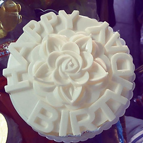 Mua Khuôn rau câu nhựa HAPPY BIRTHDAY Trái Tim Doremon 20cm