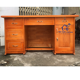 Mua Bàn làm việc gỗ tự nhiên - bàn giám đốc văn phòng rộng 1m6x75x70