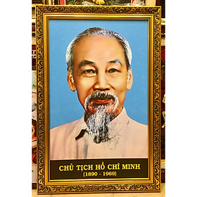 Hình ảnh Tranh in dầu, Chân dung Chủ tịch Hồ Chí Minh