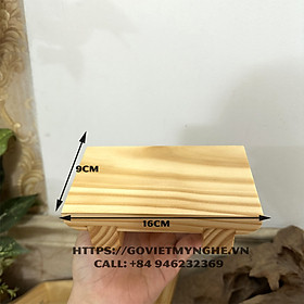 Mua Khay thớt gỗ trang trí Sushi Nhật Bản - Thớt gỗ trang trí chuyên dụng món Nhật - Kích thước đa dạng - Gỗ thông tự nhiên