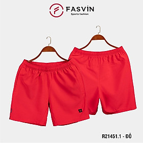 Quần đùi nam ngắn chạy bộ Fasvin R21451.HN vải Dù Gió nhẹ mát tiện dụng thể thao hay mặc nhà