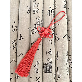 Mua Comboo 10 tua rua trang trí đỏ tươi - dây đồng tâm kết