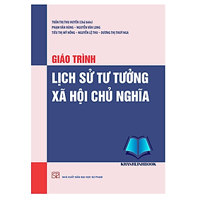 Sách - giáo trình lịch sử tư tưởng xã hội chủ nghĩa