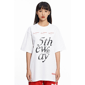 Áo Thun 5THEWAY Tay Ngắn Form Mới Trắng aka 5THEWAY /vintage flannel/ NEW TEE