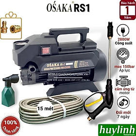 Mua Máy xịt rửa xe cao áp Osaka RS1 - công suất 2800W - Tặng khớp nối nhanh đầu ra - Hàng chính hãng