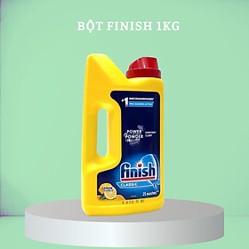 Bột rửa bát Finish 2.5kg + Muối Finish 1.2kg - bán lẻ 1kg bột finish - sử dụng dùng Cho Máy rửa bát