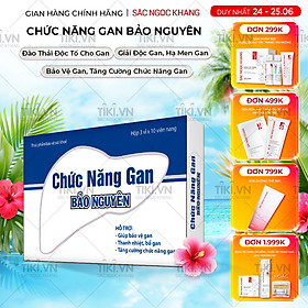 Thực phẩm bảo vệ sức khỏe Viên uống Chức năng gan Bảo Nguyên