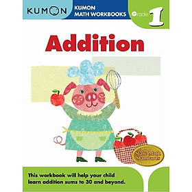 Sách Maths Workbks Grade 1 : Addition_ Elm 0825
