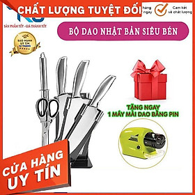 Mua Bộ dao kéo nhà bếp 6 món inox nhật bản cao cấp  chống gỉ