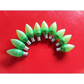 Mua combo 10 bóng ớt led nhựa xanh lá