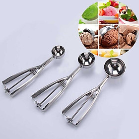 Mua Múc kem inox / Thìa múc kem 4cm-5cm-6cm