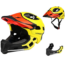Lixada Kids Detachable Full Face Helmet Children Sports Safety Helmet for Cycling Skateboarding Roller Skating