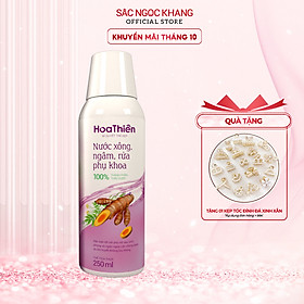 Nước xông, ngâm, rửa phụ khoa Hoa Thiên 250ml làm sạch vi khuẩn nấm ngứa