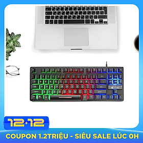 Bàn Phím Giả Cơ Chuyên Game Có Dây K16 LED 87 Phím - Hàng Chính Hãng