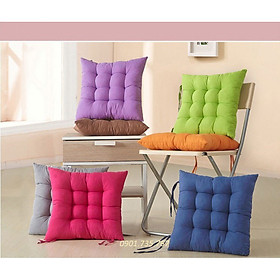 Mua Nệm nhung lót ghế ngồi văn phòng  đệm tựa lưng sofa hình vuông kiểu dáng hiện đại với nhiều màu sắc khác nhau - Đệm lót ngồi êm ái  giữ nhiệt tốt cho mùa thu đông