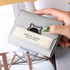 Ví nữ gấp 3 mini MADLEY dễ thương nhỏ gọn bỏ túi cao cấp nhiều ngăn đựng tiền giá rẻ LUKAMO VD337