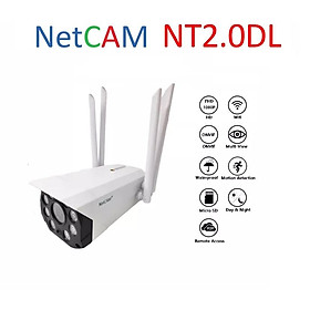 Camera IP wifi giám sát ngoài trời NetCAM NT2.0DL Full HD 1080P - Hàng chính hãng