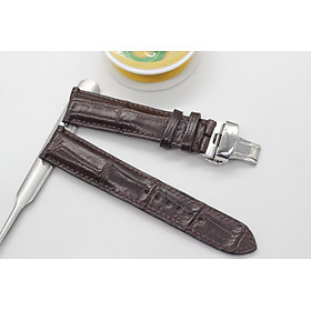 DÂY ĐỒNG HỒ DA CAO CẤP, DÂY DA CÁ SẤU THẬT HANDMADE HÀNG CHÍNH HÃNG SONGHAN LEATHER SANG TRỌNG HỢP THỜI TRANG, PHÙ HỢP VỚI CÁC DÒNG ĐỒNG HỒ CÓ SIZE  24mm 22mm 20mm 19mm 18mm 16mm, SẢN PHẨM KÈM PHỤ KIỆN BH 6 THÁNG WSCD-02