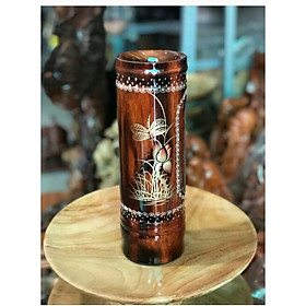 Mua Ống Đựng Nhang Bằng Gỗ cao 20cm