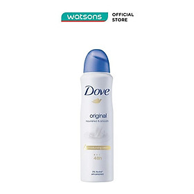 Xịt Khử Mùi Dove Original Hương Dịu Nhẹ Dưỡng Da Sáng Mịn 150ml