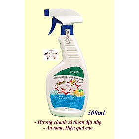 Chai xịt 500ml. Thuốc diệt kiến gián sinh học Biopro Hương chanh sả