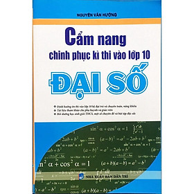 Hình ảnh Sách - Cẩm Nang Chinh Phục Kì Thi Vào Lớp 10 Đại Số